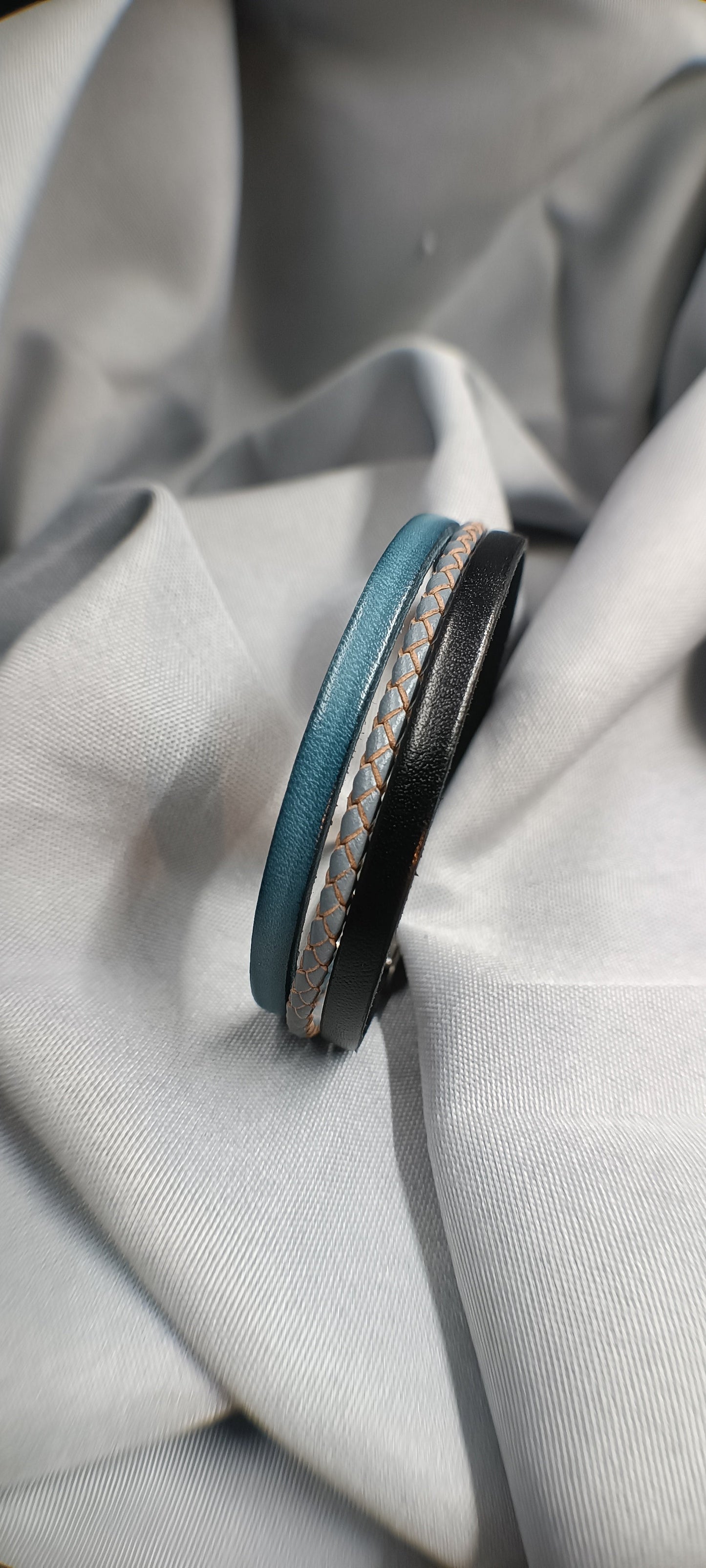 Bracelet cuir Mel élégance