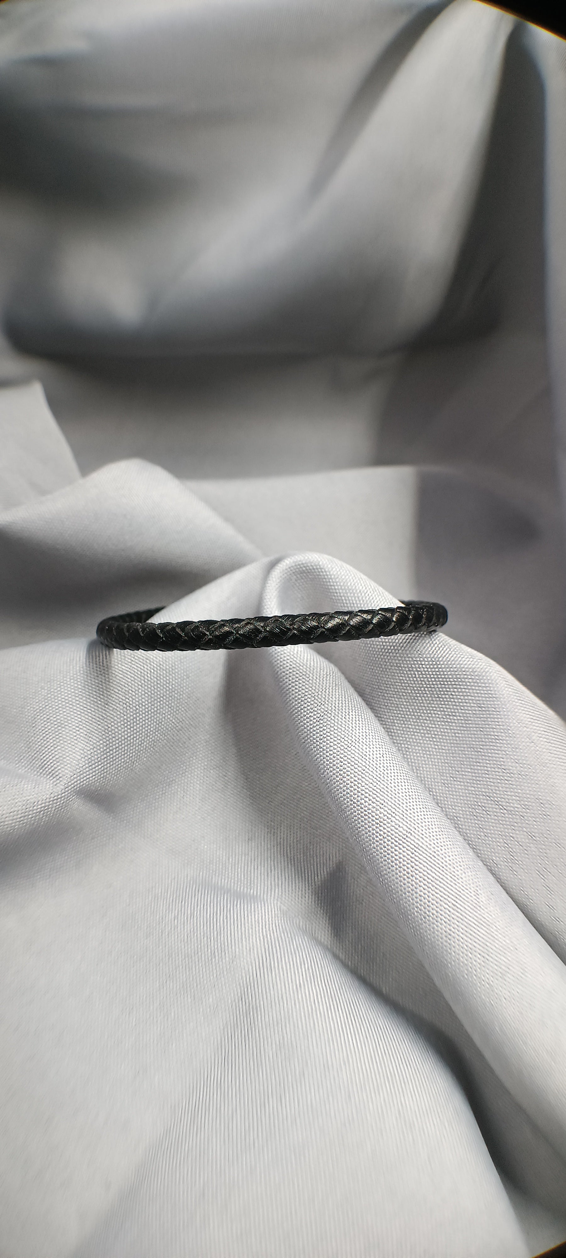 Bracelet cuir tresser Mel élégance