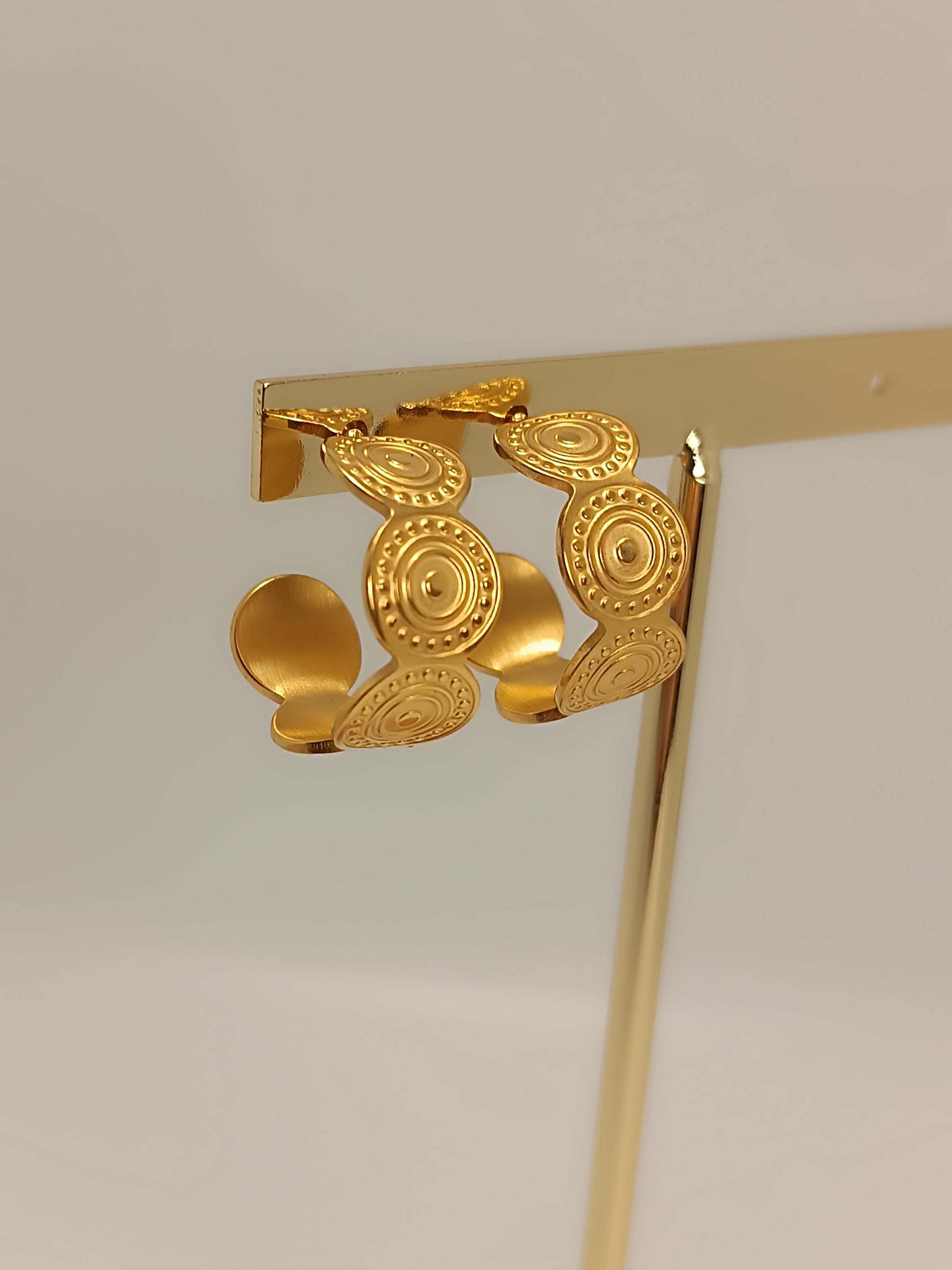 Boucle d'oreille - soleil - Mel élégance