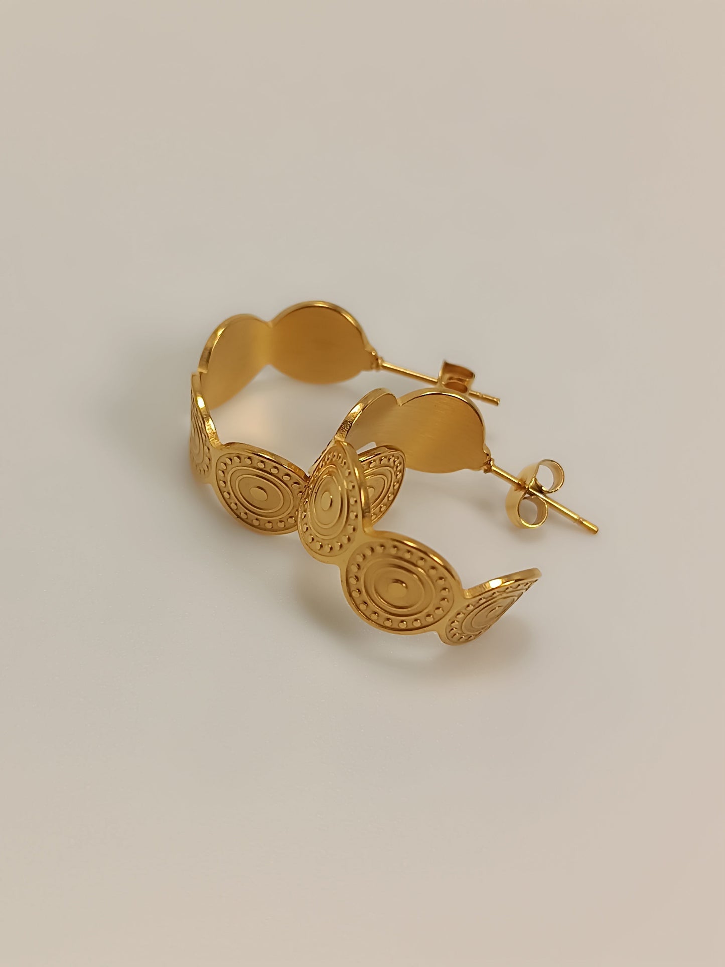 Boucle d'oreille - soleil - Mel élégance