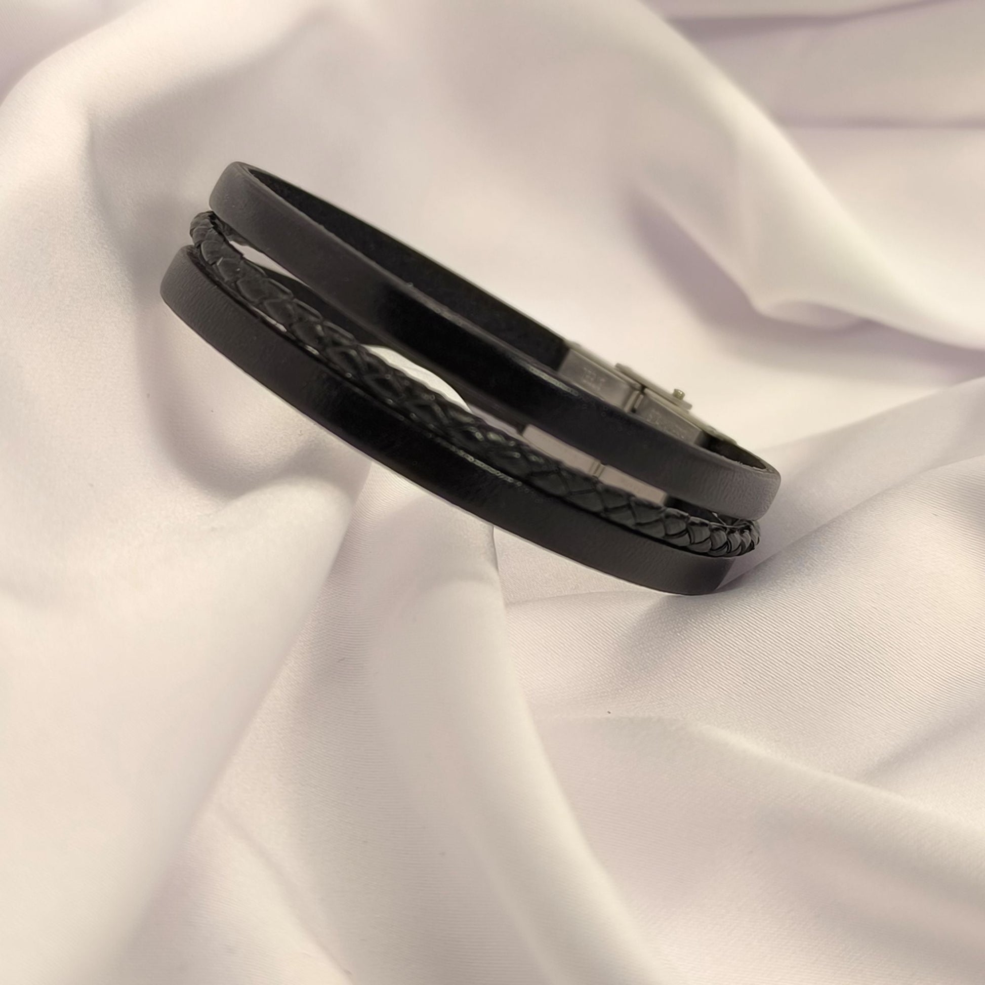 Bracelet cuir multirang Mel élégance