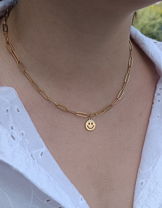 Collier - smiley - Mel élégance